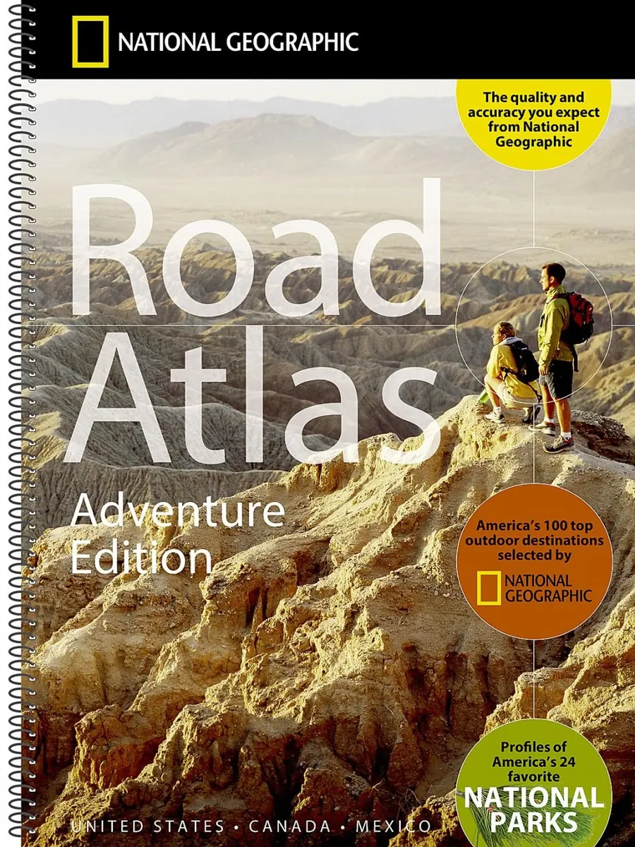National Geographic Road Atlas 2025 Adventure Edition [United States, Canada, Mexico]