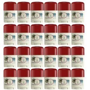 Old Spice Antiperspirant Deodorant for Men, Fiji with Palm Tree, Long Lasting Freshness, 0.5 oz Trial (Pack of 24)